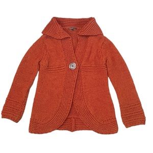 Made in Italy Orange Berretti Sweater